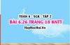 Bài 6.26 trang 18 Toán 6 Tập 2 Kết nối tri thức: Giải bài toán thực tế